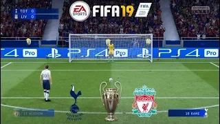 Tottenham Hotspur Vs Liverpool Penalty Shootout ! FIFA 19 !Champions League FINAL 2018/19