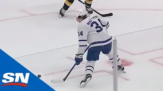 Auston Matthews Blasts One-Timer Past Linus Ullmark For His Second Of Game