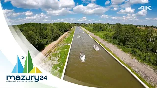 Kanały na Mazurach - kanał Szymoński, 4K