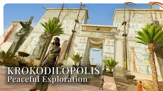 Discovering The Splendors Of Krokodilopolis | Relaxing Virtual Walk In Egypt [4k]