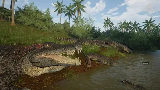 Deinosuchus Jumpscare Montage - The Isle Evrima Gameplay!