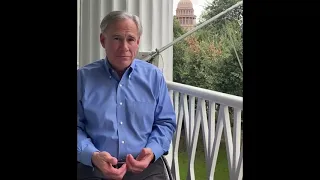 TX Gov. Abbott releases message after testing positive for COVID-19 breakthrough infection