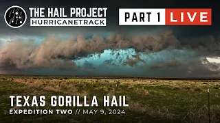 The Hail Project - CHASING GORILLA HAIL IN TEXAS- PART 1 - 05/09/2024