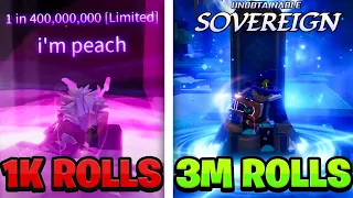 1K Vs 3 MILLION Rolls In Sol's RNG (RAREST ACCOUNTS IN THE GAME)