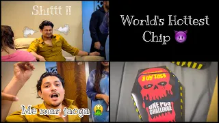 Aaj Toh Jaan He Nikal Jaati 😰 | Jolo Chip Prank 🤢 Worlds Hottest Chip🔥 | Sufiyan and Nida ♥️