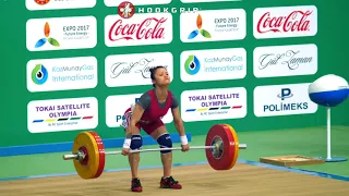 Nguyen Thi Thuy (48) - 105kg Clean and Jerk @ 2017 Asian Championships