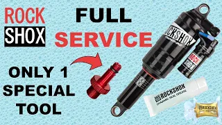 ROCKSHOX Monarch Plus RC3 100hr Annual Service - air can and damper full service step by step DIY