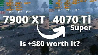 RTX 4070 Ti Super vs RX 7900 XT: The Ultimate Comparison!!! RT on/off, DLSS/FSR On/Off and more!