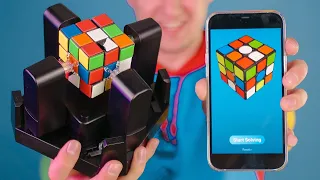 The cheapest smart rubik’s cube vs Robot Speedcuber