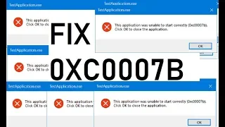 Fix 0xc00007b Error Best solutions 2019 for all games