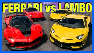 Forza Horizon 5 Online : Ferrari vs Lamborghini