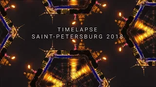 Saint Petersburg. White nights. Amazing City in TimeLapse. 4K