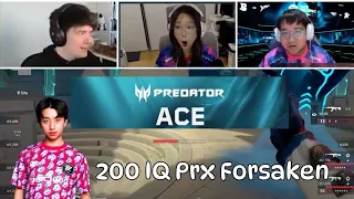 Streamer Reaction Prx Forsaken Ace In VCT 2024 Pacific Stage 1