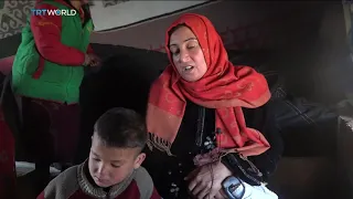 The War in Syria: Syrian children die in the cold winter weather