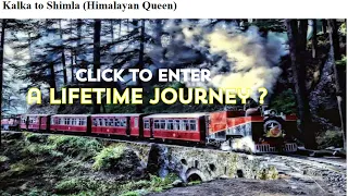 Shimla Kalka Train Himalayan Queen with Live Snowfall, How to travel in Shimla Toy Train