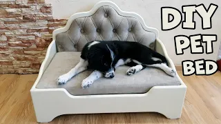 Кровать для собаки своими руками | Диван - лежанка для питомца | Pet Furniture