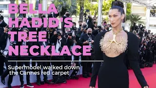 Bella Hadid sparkles on Cannes red carpet