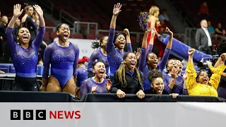 How this college gymnastics team is making history - BBC News