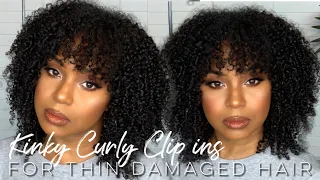 NATURAL KINKY CURLY CLIP INS FOR THIN HAIR? WHO SAID DAT?! AMAZING BEAUTYHAIR | ALWAYSAMEERA