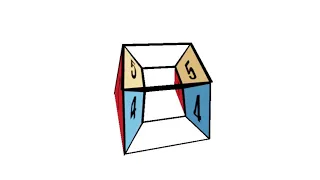 Hypercube Z-W Rotation (Left & Right Cubes)