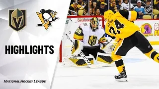 NHL Highlights | Golden Knights @ Penguins 10/19/19
