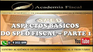 SPED FISCAL ICMS/IPI - ASPECTOS BASICOS PARTE 1