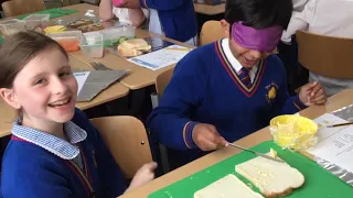 Making Sandwiches: Blindfold!