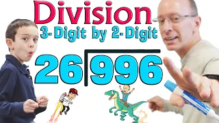 Long Division with 2-Digit Divisors ⭐Dividing 3-Digit Numbers by 2-Digit Numbers ⭐ Maths