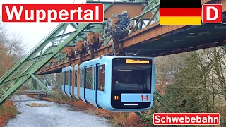 WUPPERTAL SUSPENSION RAILWAY / Wuppertaler Schwebebahn 2023 [4K]