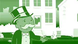 Monopoly Man Goes Bankrupt in Forest Effect