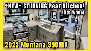 2023 Keystone Montana 3901RK | New Rear Kitchen Option from Montana is Stunning!