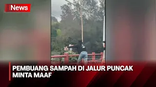 Pembuang Sampah di Jalur Puncak Minta Maaf, DLH Cianjur Siapkan Sanksi - iNews Siang 18/04