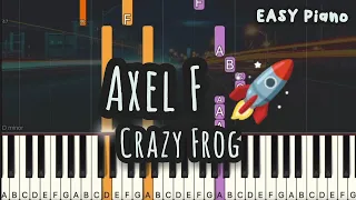 Crazy Frog - Axel F (Easy Piano, Piano Tutorial) Sheet