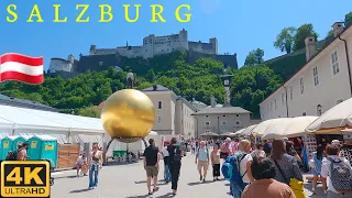 Salzburg Austria in Summer 4K UHD