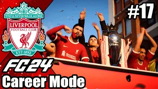 FC 24 Liverpool Career Mode #17 I Trophy Parade on Open Top Bus I End of Season 1 Review