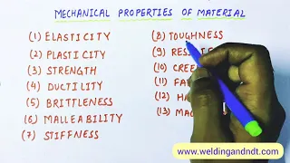 [English] Mechanical properties of materials