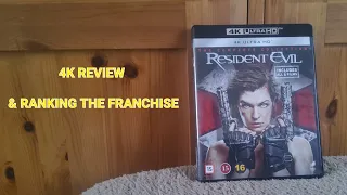 RESIDENT EVIL ~ 4K BLU-RAY REVIEW AND RANKING