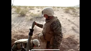 Mortar go boom. Marine almost loses hand. Mortar Fail.