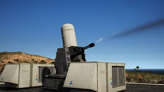 Warship C-RAM CIWS vs MIG 29, Phalanx shooting down fighter jets