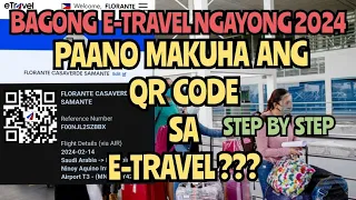 🔴 BAGONG E-TRAVEL 2024/ EASY STEP BY STEP ON HOW TO REGISTER E-RAVEL / PARA SA PAUWI NG PILIPINAS