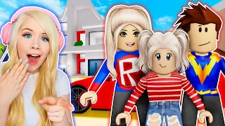 I GOT ADOPTED BY SUPERHEROES IN BROOKHAVEN! (ROBLOX BROOKHAVEN RP)