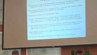 Presentation at Solid Waste Forum, March 11, 2011