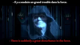 FRENCH LESSON - LEARN FRENCH WITH STAR WARS V ( french dub ) part2