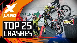 Top 25 Moto Trial Crashes | X-Trial FIM World Championship