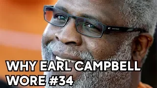 Here's why Earl Campbell switched from #20 to #34