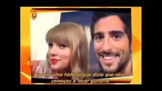 Veja a entrevista de Marcos Mion com Taylor Swift #arquivolegendários