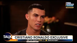 “I FEEL BETRAYED!”  Cristiano Ronaldo exposes Man United on explosive Interview with Piers Morgan.