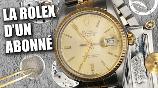 Restauration d'une Rolex d'un Abonné !!! Rolex Datejust 16013