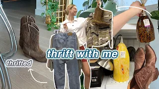 thrift with me for home decor & fall trends (+ a massive thrift haul**)