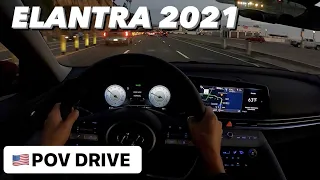 2021 Hyundai Elantra LIMITED ➽ Day & Night POV review